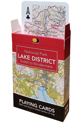 Map Playing Cards Lake District - Lake District