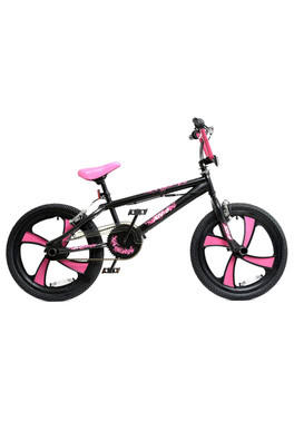 XN-6-20 20" Kids Freestyle Mag BMX Bike - Black/Pink