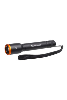 LED Handheld Torch Battery Powered 480 Lumens - Black/Orange