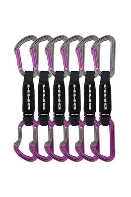 Shadow Quickdraw 6-Pack for Rock Climbing - Purple 12cm