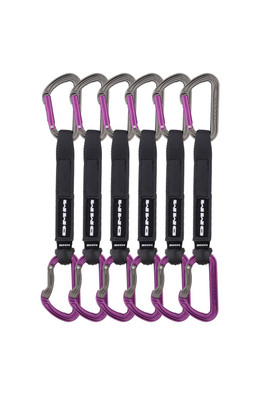 Shadow Quickdraw 6-Pack for Rock Climbing - Purple 18cm