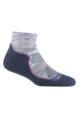 Ladies Merino Wool Lightweight Ankle Hiking Socks - Cosmic Purple