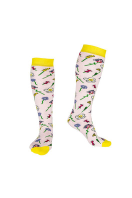 3 in 1 Welly, Hiking and Ski Socks Wildflower - Wildflower