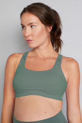 Vitality Women's Nursing Sports Bra - Sage Green