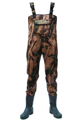 Camouflage Neoprene Mens Fishing Chest Wader - Camouflage