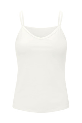 Womens Merino Cami - Ivory White