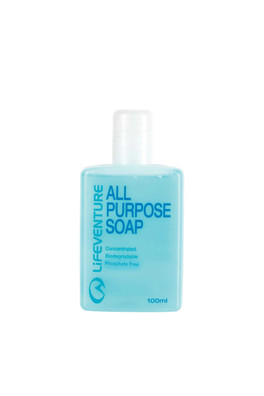 Antibacterial Soap Camping Travel All In One 100ml - Blue