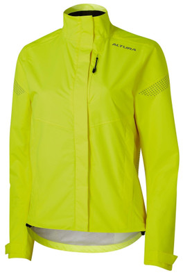 Nightvision Nevis Womens Waterproof Cycling Jacket - Yellow