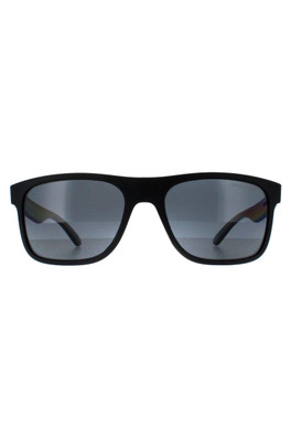 AN4341 Khim Square Sunglasses - Black / Grey Polarised