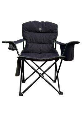 Henwick Deluxe Camping Chair - Black/Green