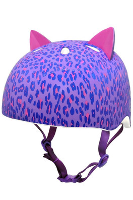 Krash FS Kids Bike Helmet (8+ Years) - Leopard Kitty