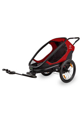 Outback Kids 1-Seat Bike Trailer - Red