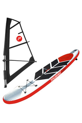 Pure 320cm Wind Surf Stand Up Paddleboard - Red/White/Black
