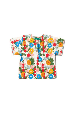 Flower Baby Kids 100% Organic Cotton Henley Top - MULTI