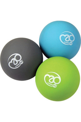 Wellness Unisex Pack of 3 Mad Massage Balls Set - Grey/Green/Blue
