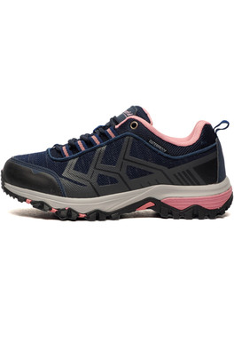 Wychwood Low Waterproof Womens Hiking Shoes - Navy / Dusty Pink