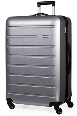 Voyager Hard Shell Lightweight Suitcase Luggage - Charcoal