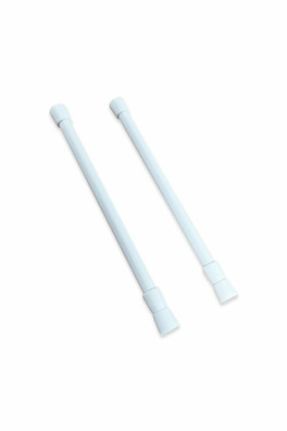 Telescopic Cupboard & Fridge Storage Bars - Silver