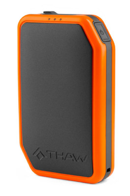 Small Rechargeable Handwarmer and Light 5k - Grey, Orange