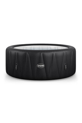 Atlantic 6-Person Inflatable Hot Tub - Slate Rattan