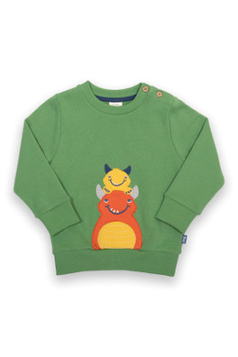 Baby/Kids 100% Organic Cotton Applique Sweatshirt - Huggle Bub