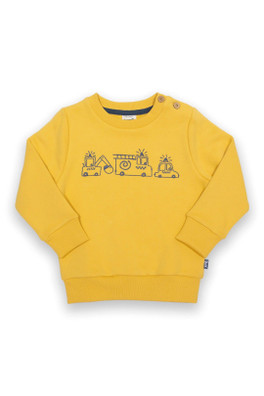 Baby/Kids 100% Organic Cotton Applique Sweatshirt - Happy Helpers