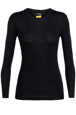 Everyday 175 Merino Womens Long Sleeve Base Layer - Black