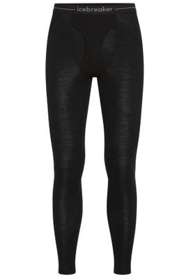 Everyday 175 Mens Merino Base Layer Leggings + Fly - Black