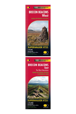 Brecon Beacons Superwalker Map Set - Scale: 1:25,000