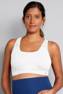 Artemis Women's Nursing Sports Bra - Bright White