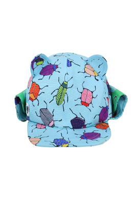 Kids Cub Sun Hat with Neck Flap - Bugs