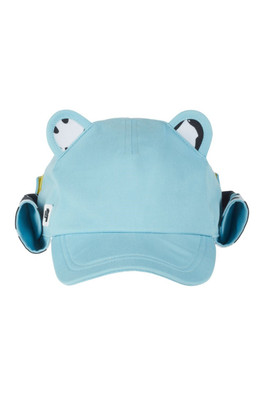 Kids Cub Sun Hat with Neck Flap - Pale Blue