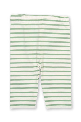 Baby/Kids 95% Organic Cotton Pedal Pushers - Stripy Sage