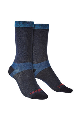 Womens Liner Base Layer Coolmax Boot Socks 2-Pack - Navy