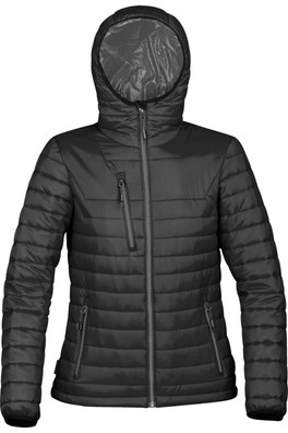 Gravity Womens Thermal Softshell Jacket - Black/Charcoal