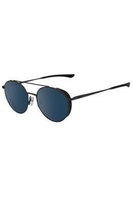 Chill In Round Cat 3 Lifestyle Sunglasses - Matt Gunmetal w/ Blue Lens