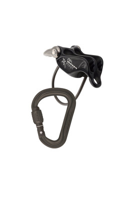 Pivot Belay Device And Karabiner Set - Matt Grey