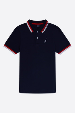 Ekiel Kids Polo Shirt - Dark Navy