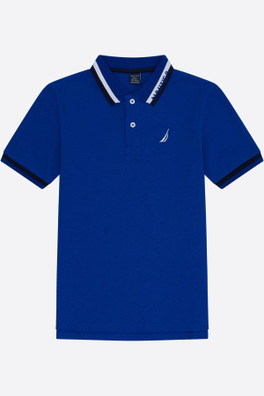 Ekiel Kids Polo Shirt - Cobalt