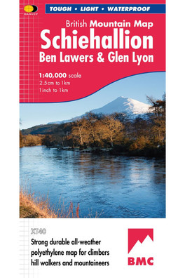 Schiehallion British Mountain Map - Scale: 1:40,000