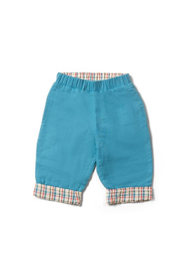 Check Baby Kids 100% Organic Cotton Trouser - MULTI