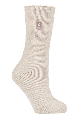 Womens Thick Thermal Socks - Oat (Vienna)