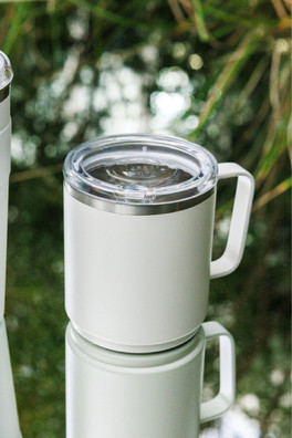 Thermal Insulated Camp Mug  M 12oz 340ml - Bone