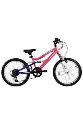 Dallingridge Melody Girls 20" Dual Suspension MTB - Pink/Blue