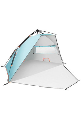 4 Person Luxury Beach Tent with UPF 50+ - Blue
