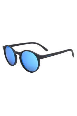 Prawn Polarised Round Unisex Sunglasses - Black