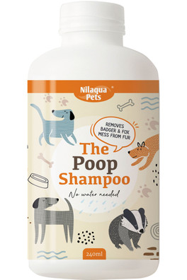 The Poop Shampoo 240ml - White/Orange