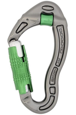 Revolver Locksafe Karabiner - Grey/Green