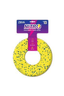 Zeus Nitro Flying Disc Dog Toy - Yellow