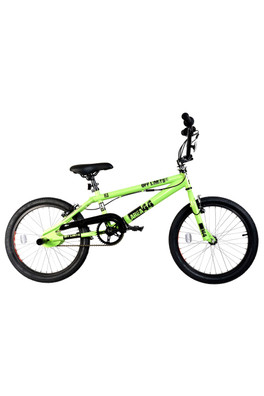 XN Area 44 20" Freestyle BMX Bike with 360 Gyro - Green/Black